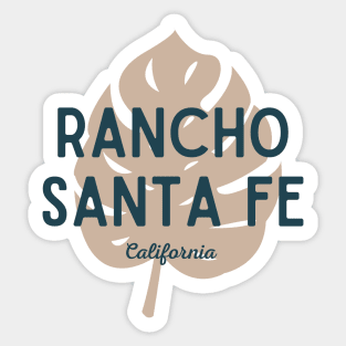 Rancho Santa Fe, California Sticker